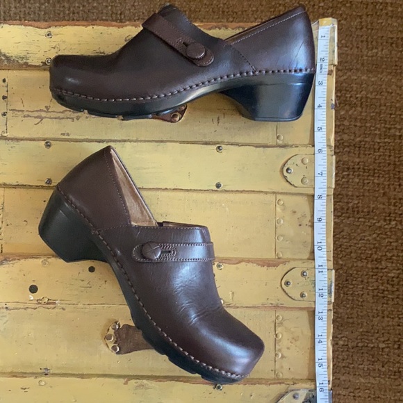 DANSKO LEATHER BOHO MEDICAL CLOG NURSE SHOE 41 10 - Picture 7 of 16